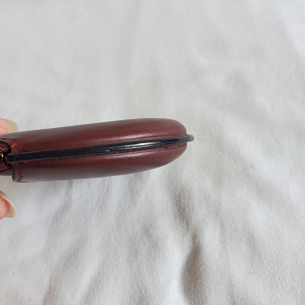 Cartier leather round coin case holder - Picture 5 of 9